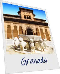 foto estilo Polaroid de Granada