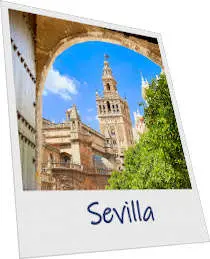 foto estilo Polaroid de Sevilla