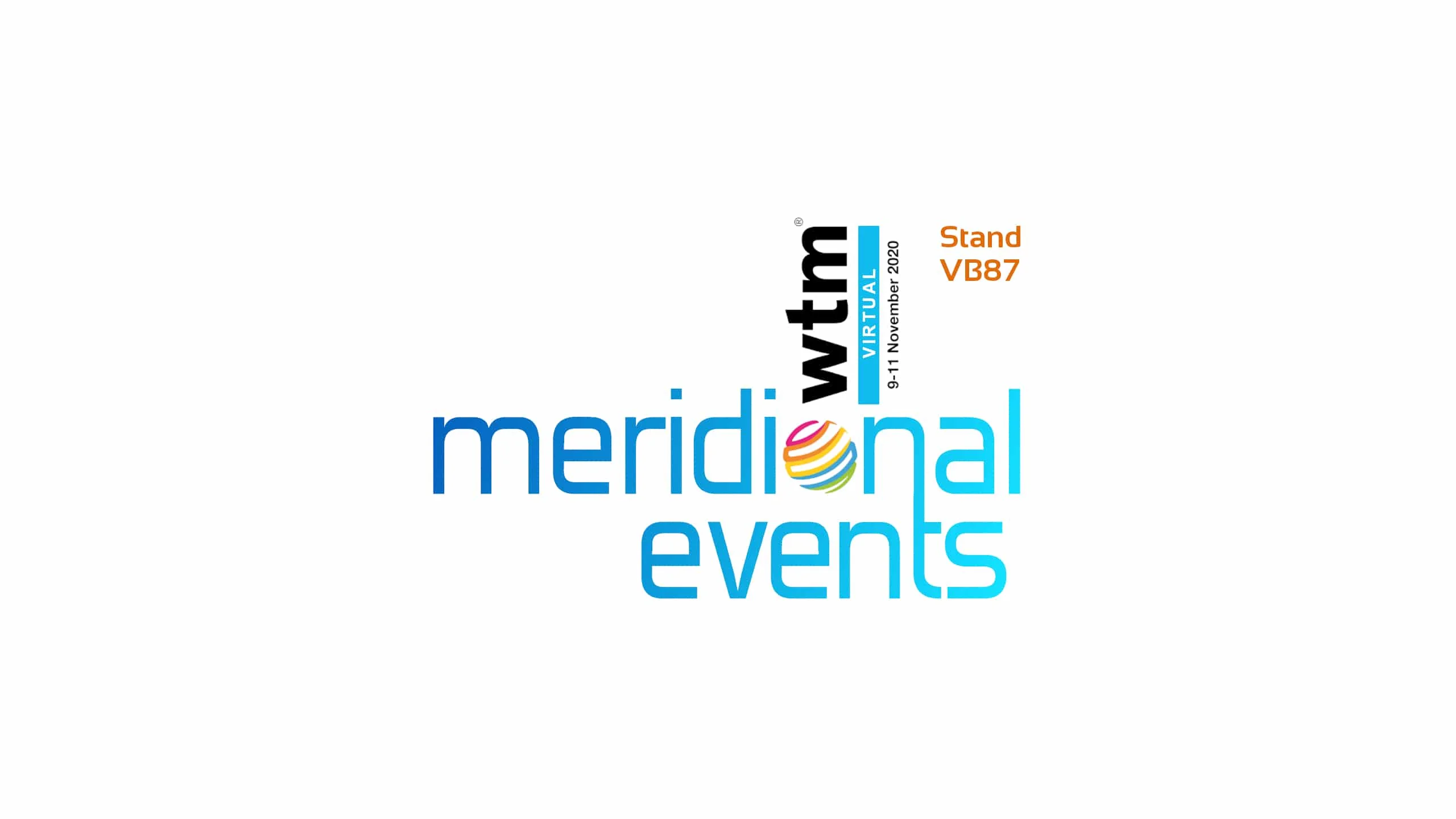 Meridional Events exhibits at WTM London 2020, stand VB87